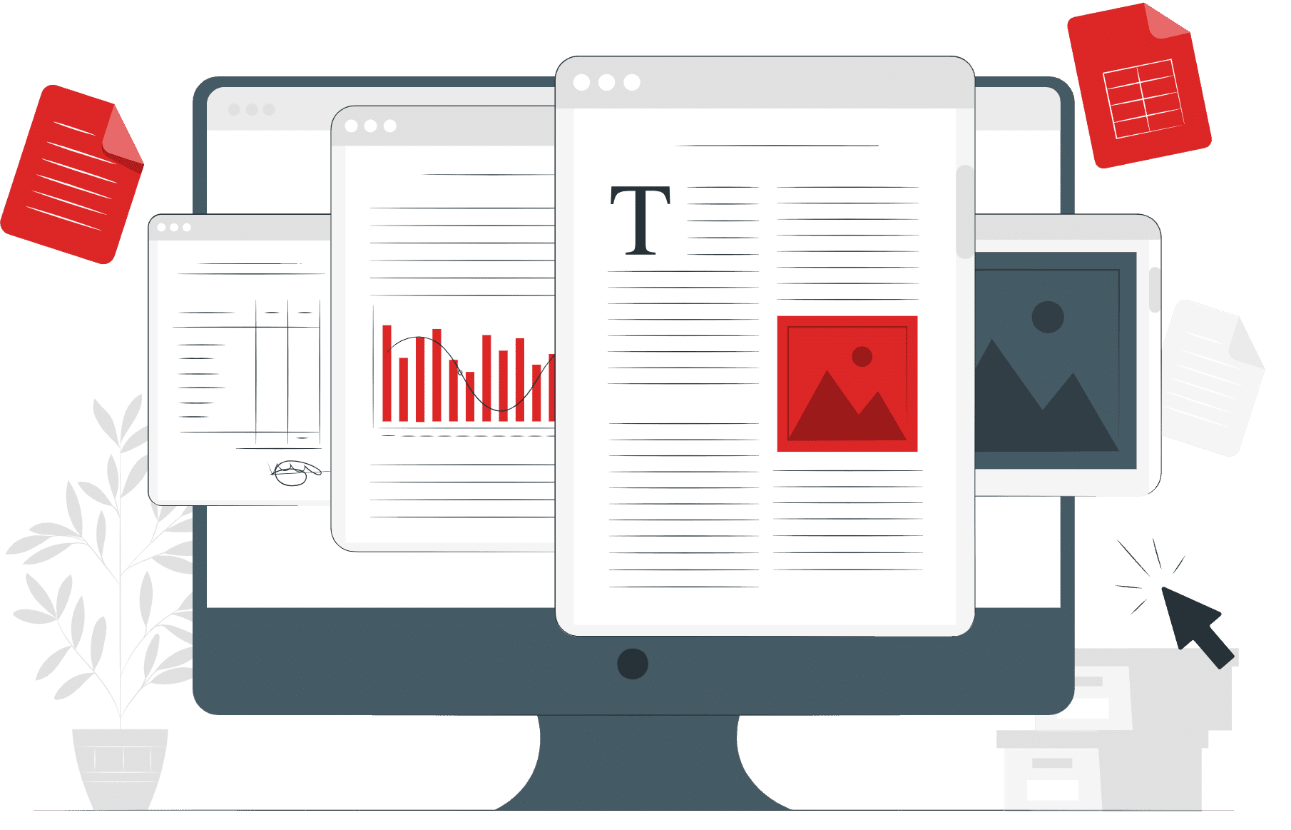 Unlock, convert, and compress PDF files on a desktop, right in the browser
