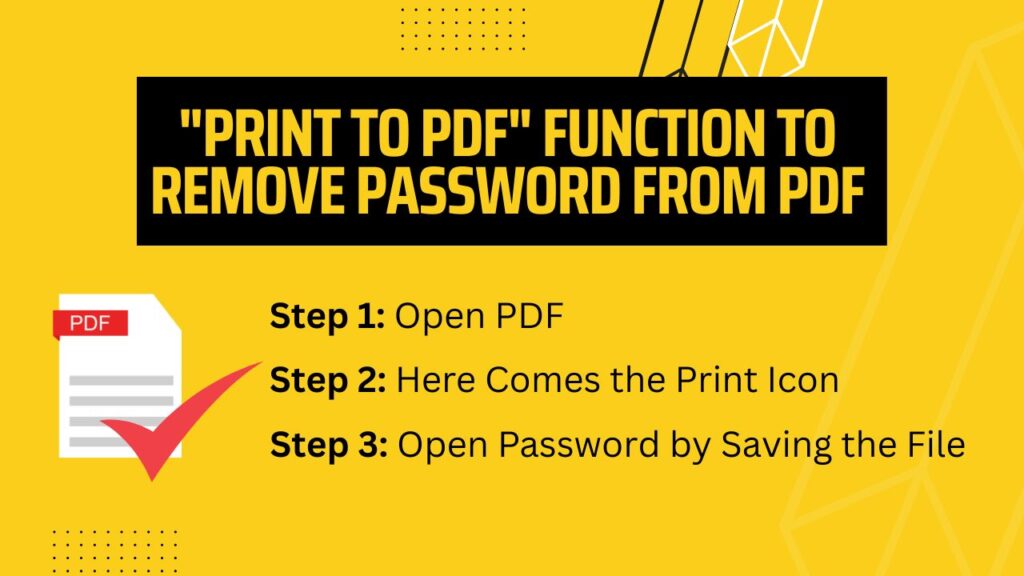 "Print To PDF" Function Steps