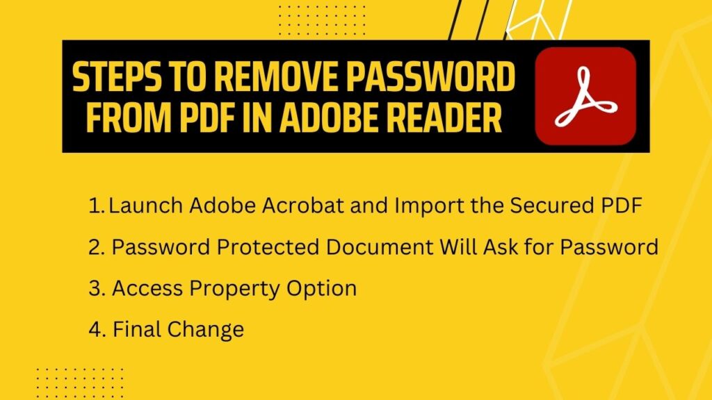 Remove Password from PDF in Adobe Reader