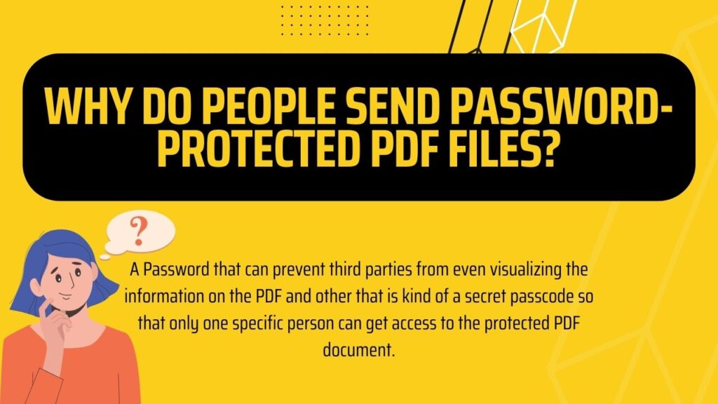 Why do people send Password-Protected PDF files?