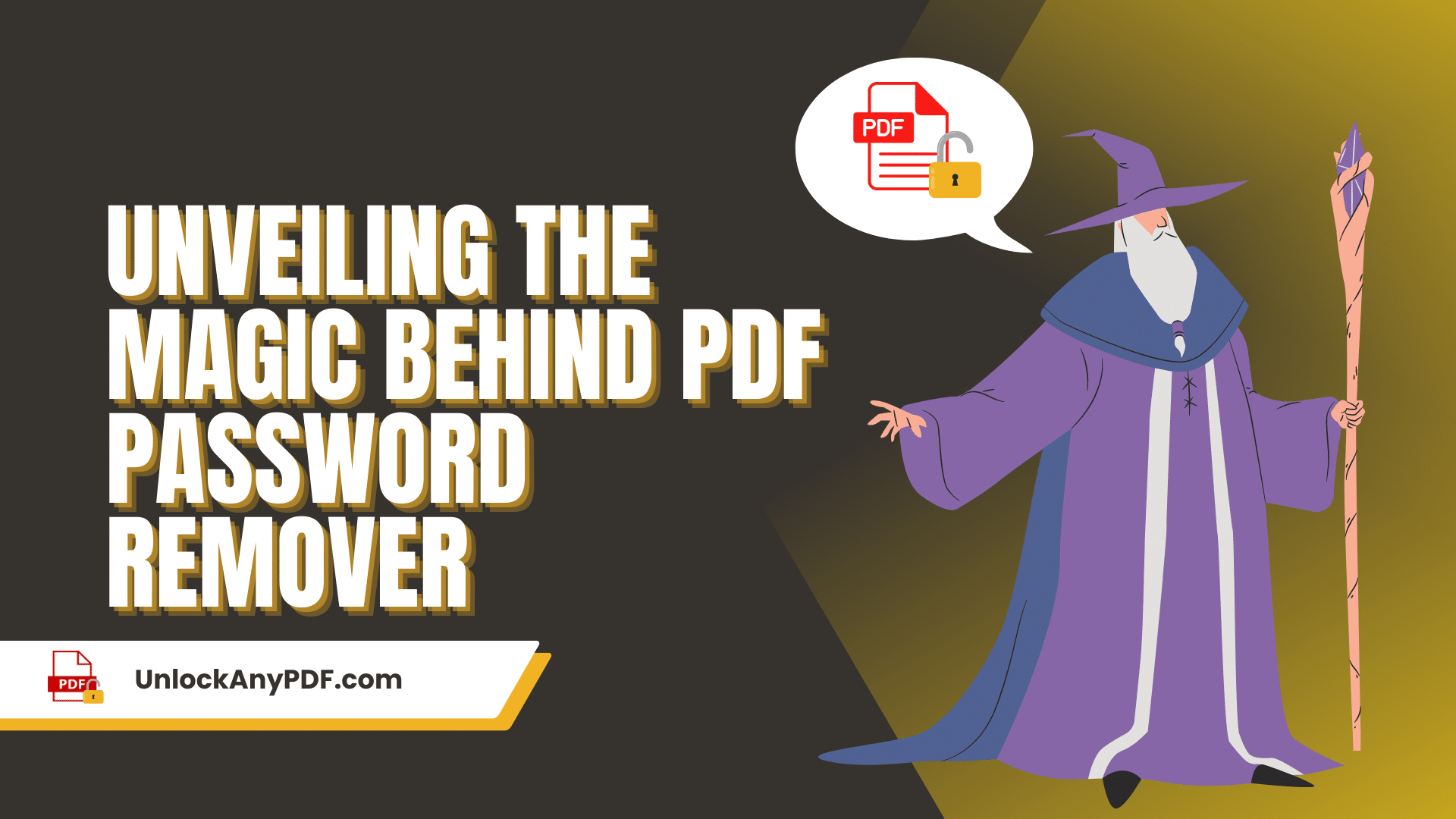 Unveiling the Magic behind PDF Password Remover