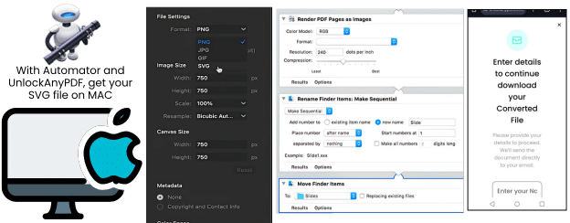 How do I get PDF to SVG on my Mac?